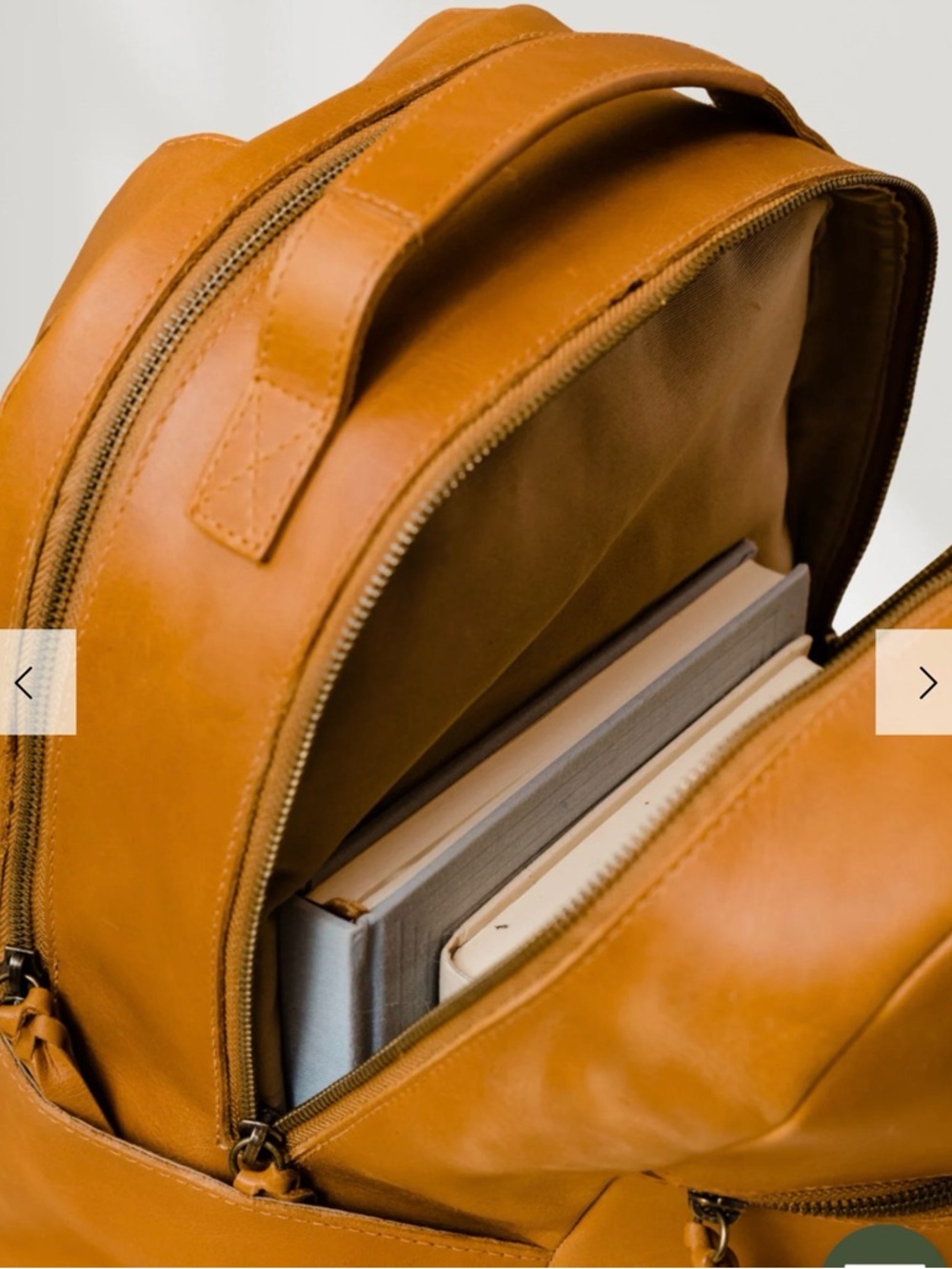 Able Alem Leather Backpack - Picture 3 of 11